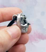 Load image into Gallery viewer, Otter Pendant in Silver Plated Pewter