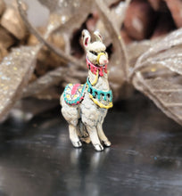 Load image into Gallery viewer, Enameled Llama / Alpaca Necklace