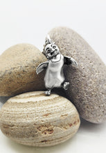 Load image into Gallery viewer, Penguin Pendant in Silver Plated Pewter