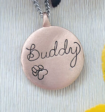 Load image into Gallery viewer, Custom Pet Portrait Pendant
