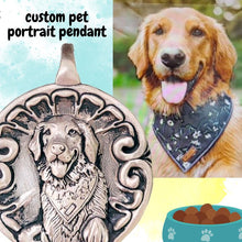 Load image into Gallery viewer, Custom Pet Portrait Pendant