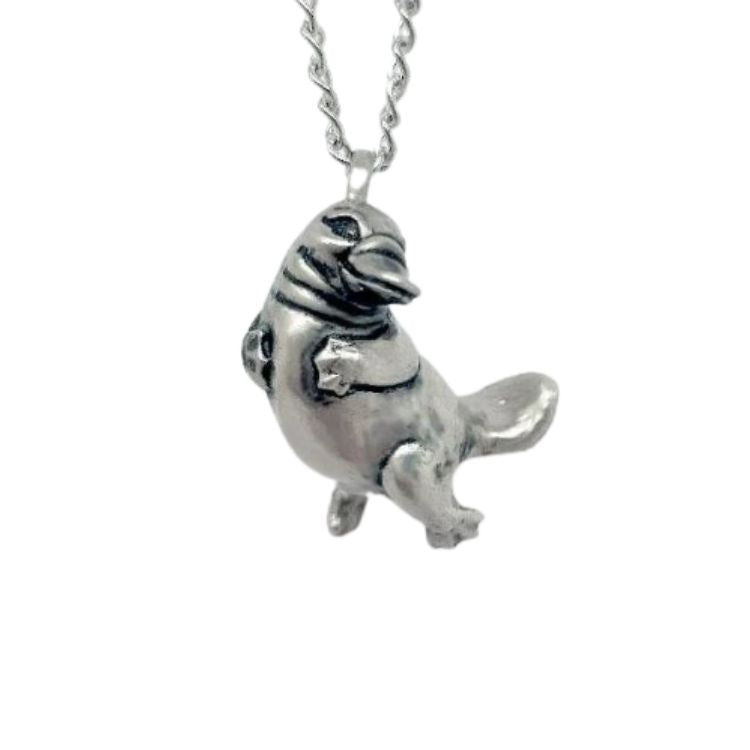 Platypus Pendant in Sterling Silver