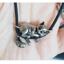 Load image into Gallery viewer, Red Panda Pendant in Sterling Silver