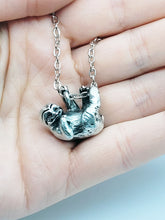 Load image into Gallery viewer, Sloth Pendant in Sterling Silver