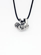Load image into Gallery viewer, Sloth pendant in Silver Plated Pewter