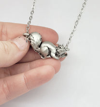 Load image into Gallery viewer, Squirrel Pendant in Sterling Silver