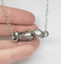 Load image into Gallery viewer, Squirrel Pendant in Silver Plated Pewter