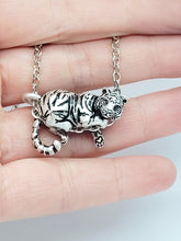 Load image into Gallery viewer, Tiger Pendant in Sterling Silver