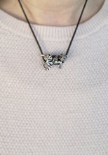 Load image into Gallery viewer, Tiger Pendant in Silver Plated Pewter