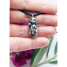 Load image into Gallery viewer, Golden Retriever Pendant in Sterling Silver