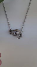 Load and play video in Gallery viewer, Raccoon Pendant in Silver Plated Pewter