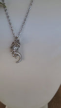 Load and play video in Gallery viewer, Dragon Pendant in Silver Plated Pewter
