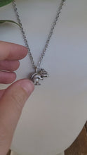 Load and play video in Gallery viewer, Chipmunk Pendant in Silver Plated Pewter