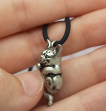 Load image into Gallery viewer, French Bulldog in Sterling Silver