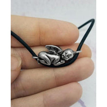 Load image into Gallery viewer, Angel Baby Pendant - Silver Plated Pewter

