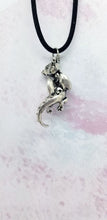 Load image into Gallery viewer, Dragon Pendant in Silver Plated Pewter

