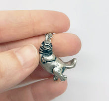 Load image into Gallery viewer, Platypus Pendant in Sterling Silver