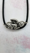 Load image into Gallery viewer, Angel Baby Pendant - Silver Plated Pewter
