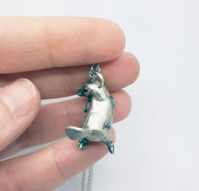 Load image into Gallery viewer, Platypus Pendant in Sterling Silver