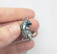 Load image into Gallery viewer, Platypus Pendant in Sterling Silver