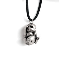 Load image into Gallery viewer, Bunny Rabbit Pendant in Sterling Silver