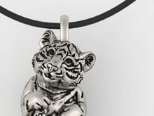 Load image into Gallery viewer, Tiger Cub Pendant in Sterling Silver