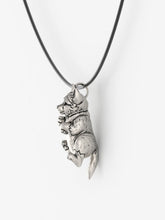 Load image into Gallery viewer, Wolf Pup Pendant in Sterling Silver