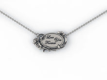 Load image into Gallery viewer, Fingerprint and Handwriting Pendant in Sterling Silver