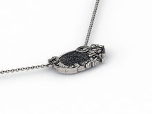 Load image into Gallery viewer, Fingerprint and Handwriting Pendant in Sterling Silver