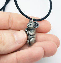 Load image into Gallery viewer, Koala Pendant in Silver Plated Pewter