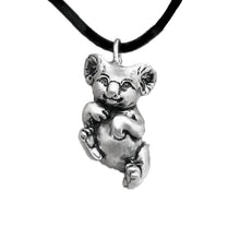 Load image into Gallery viewer, Koala Pendant in Silver Plated Pewter