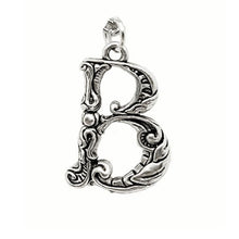 Load image into Gallery viewer, B Initial Pendant or Charm

