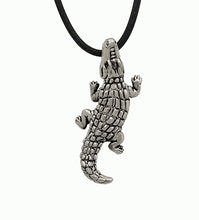 Load image into Gallery viewer, Alligator Pendant in Sterling Silver
