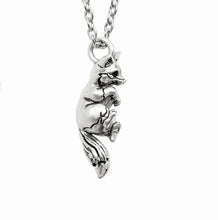 Load image into Gallery viewer, Fox Pendant in Silver Plated Pewter
