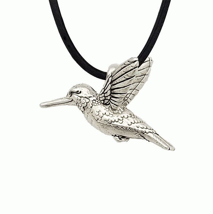 Hummingbird Pendant in Sterling Silver