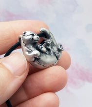 Load image into Gallery viewer, Otter Pendant in Sterling Silver
