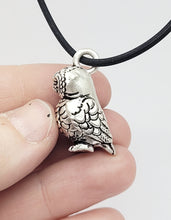 Load image into Gallery viewer, Owl Pendant in Sterling Silver
