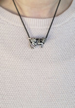 Load image into Gallery viewer, Tiger Pendant in Silver Plated Pewter
