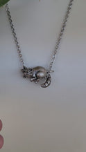 Load and play video in Gallery viewer, Raccoon Pendant in Silver Plated Pewter
