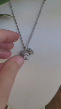 Load and play video in Gallery viewer, Chipmunk Pendant in Silver Plated Pewter
