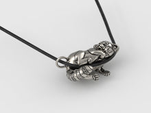 Load image into Gallery viewer, Red Panda Pendant in Sterling Silver
