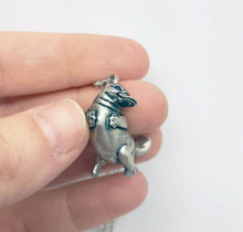 Load image into Gallery viewer, Platypus Pendant in Sterling Silver
