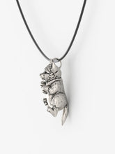 Load image into Gallery viewer, Wolf Pup Pendant in Sterling Silver
