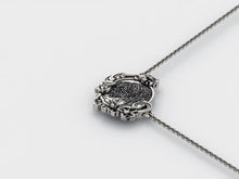 Load image into Gallery viewer, Fingerprint and Handwriting Pendant in Sterling Silver
